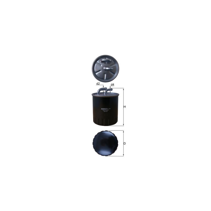 FILTR PALIWA KNEHT KL313<PP841/6>FILTR.PL MERCEDES 2.0-3.0 01-
