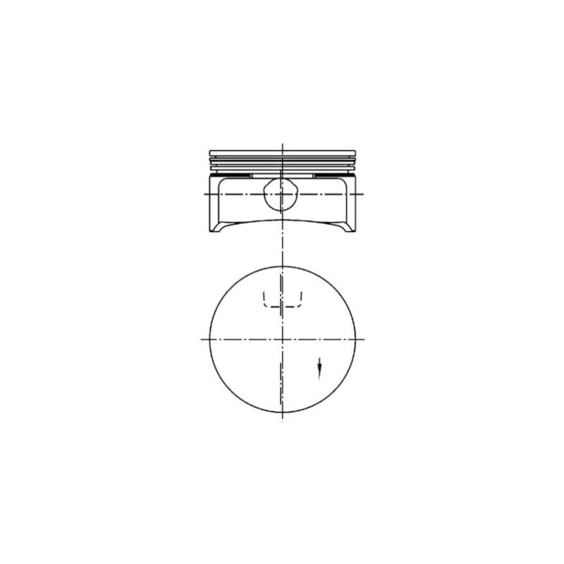 TŁOK KOLBENSCHMIDT 99741610 0.50 KPL OPEL OPEL 1.8 X18XE1 98-