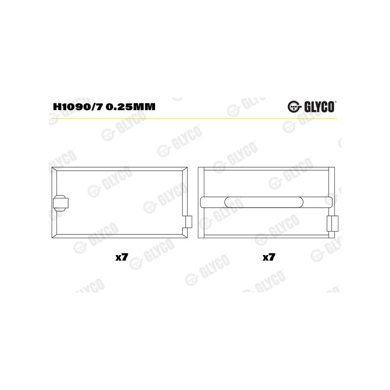 PANEWKI GŁÓWNE GLYCO H10907<7224M> 0.25 RVI MIDR06.02  82- 