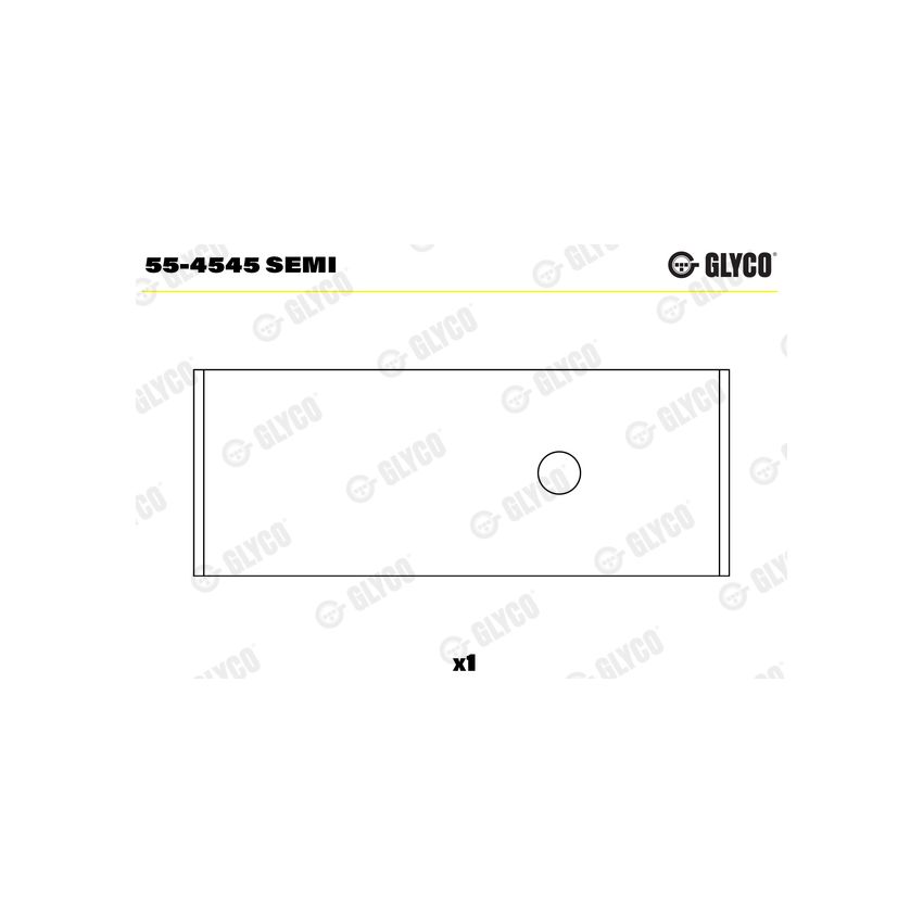 TULEJKA KORBOWODOWA GLYCO 554545 ROVER 2.3-2.5D 79-