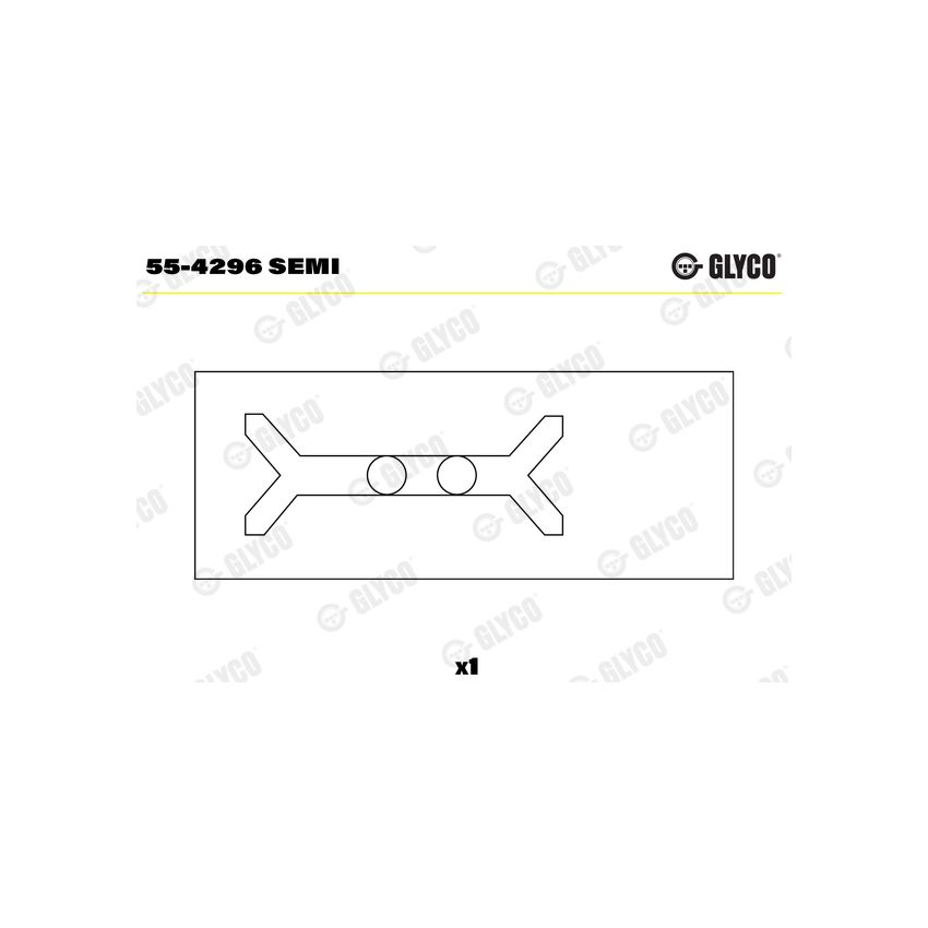 TULEJKA KORBOWODOWA GLYCO 554296 SEMI RVI MIDR06.02.45