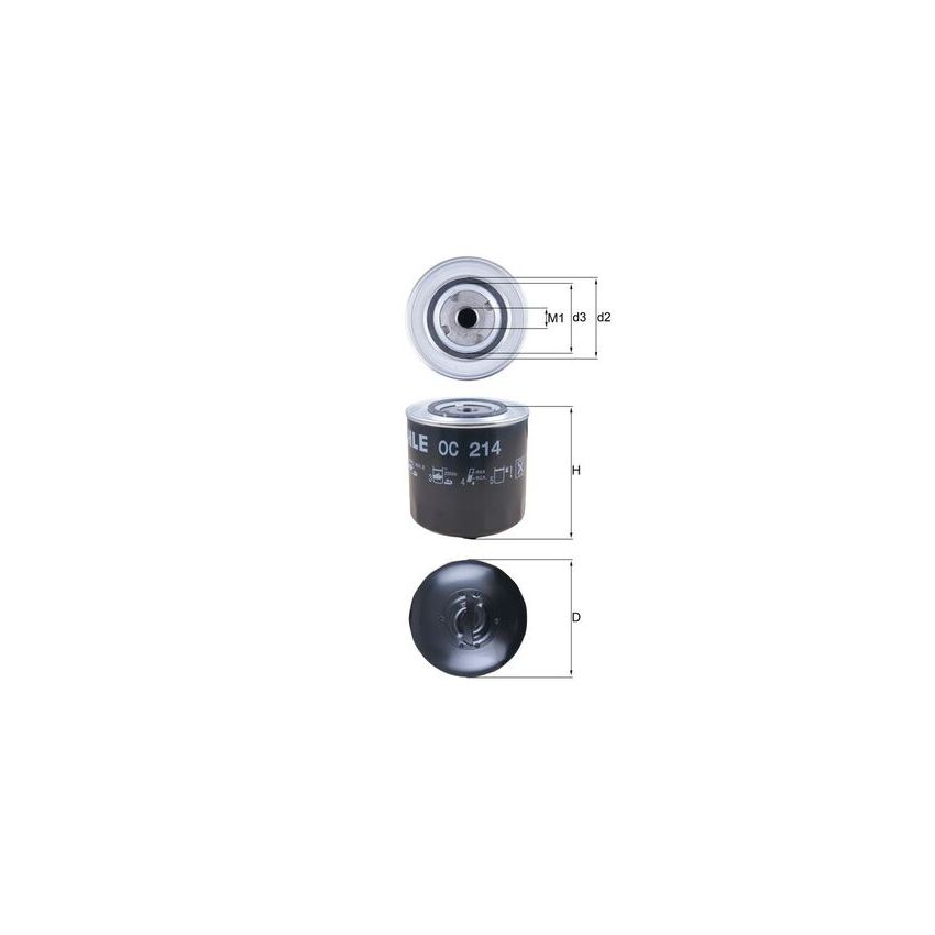 FILTR OLEJU KNEHT OC214 FIAT 8215 79-97