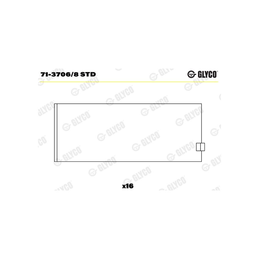 PANEWKI KORBOWODOWE GLYCO 7137068 STD BMW V8 3.0-4.4 91- 