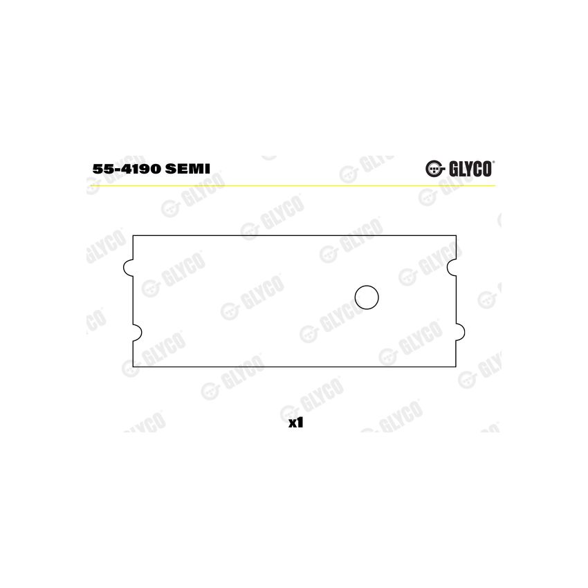 TULEJKA KORBOWODOWA GLYCO 554190 FIAT 1.7D-1.9D 85-