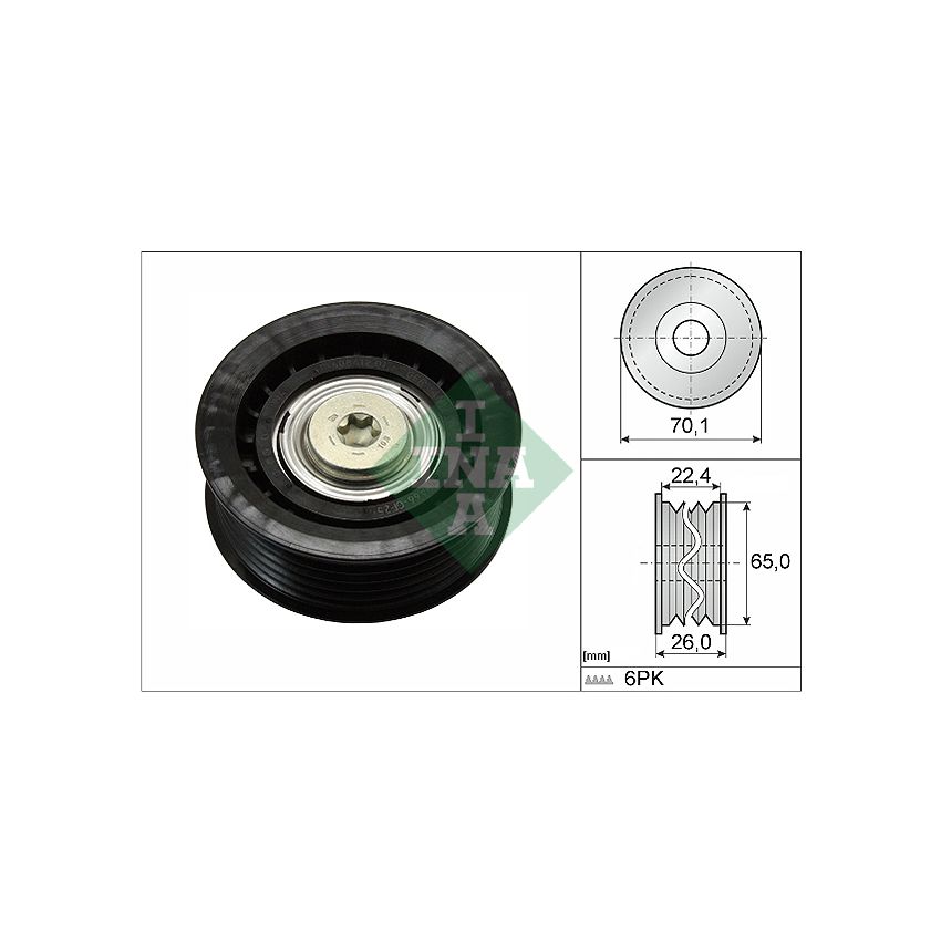 NAPINACZ PASKA INA 532047110 2.0-2.2TDCi 00-