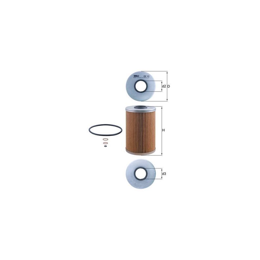 FILTR OLEJU KNEHT OX41D BMW 2.5-4.5 76-95