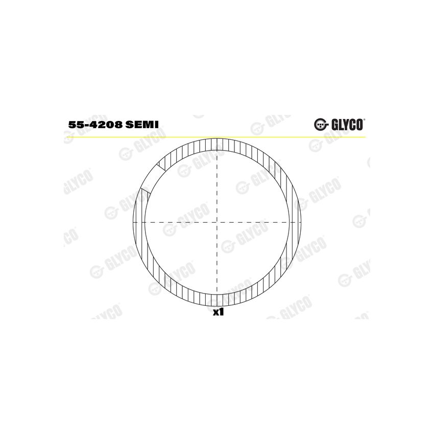 TULEJKA KORBOWODOWA GLYCO 554208 SEMI MITSUBISHI 2.3-2.5D 74-