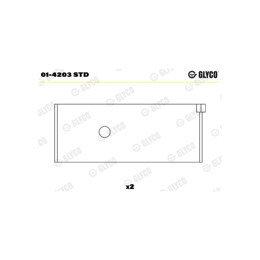 PANEWKI KORBOWODOWE GLYCO 014203 STD DAEWOO MATIZ