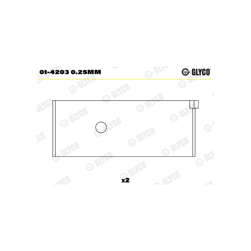 PANEWKI KORBOWODOWE GLYCO 014203 0.25 DAEWOO MATIZ