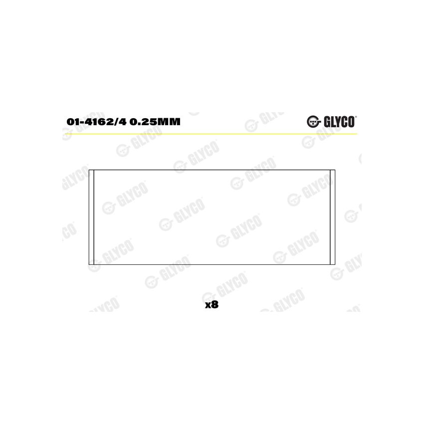 PANEWKI KORBOWODOWE GLYCO 0141624 0.25 FORD 1.2-1.7 95- 