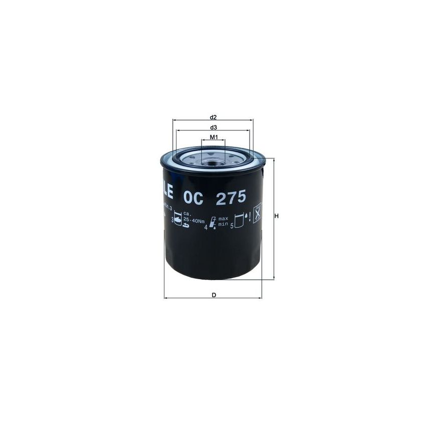 FILTR OLEJU KNEHT OC275 TOYOTA 2.0-4.2 90-