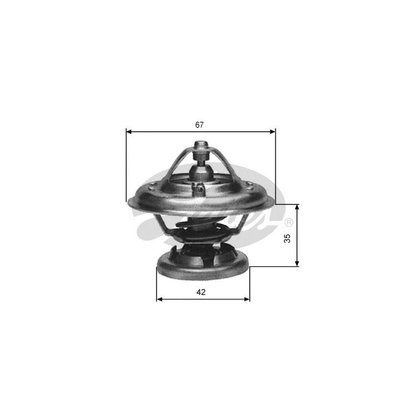 TERMOSTAT GATES TH12685G1 MERCEDES 2.0-3.0 83-06