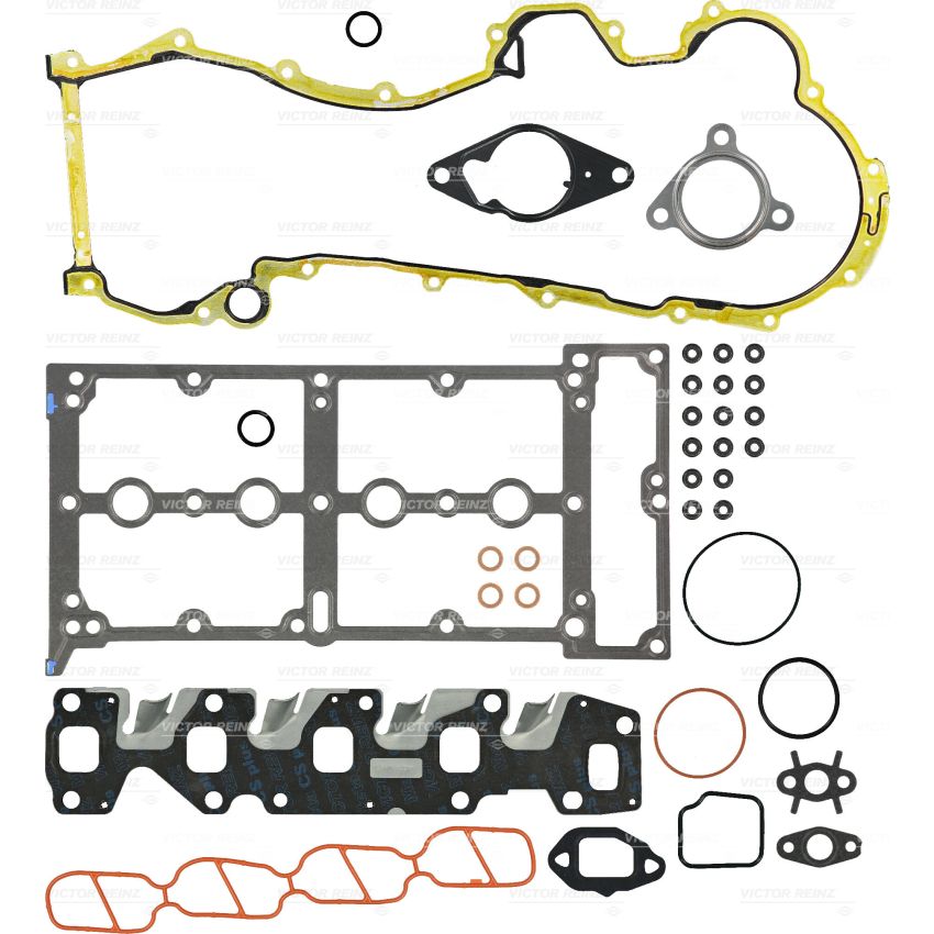 KOMPLET USZCZELEK GŁOWICY VICTOR REINZ 02-36259-02 FT/OP 1.2 16V MJTD 05-