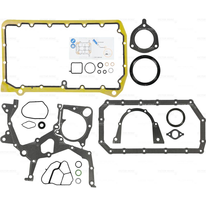 KOMPLET USZCZELEK BLOKU VICTOR REINZ 08-36219-01 ROVER 2.0D 99-