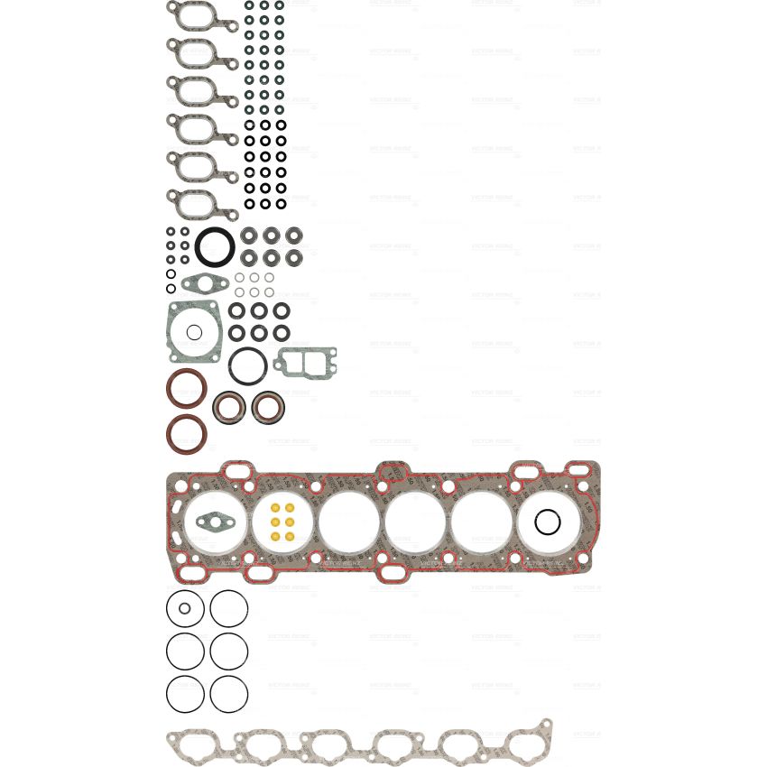 KOMPLET USZCZELEK GŁOWICY VICTOR REINZ 02-35085-01 VOLVO 2473cc S90 24V 94-