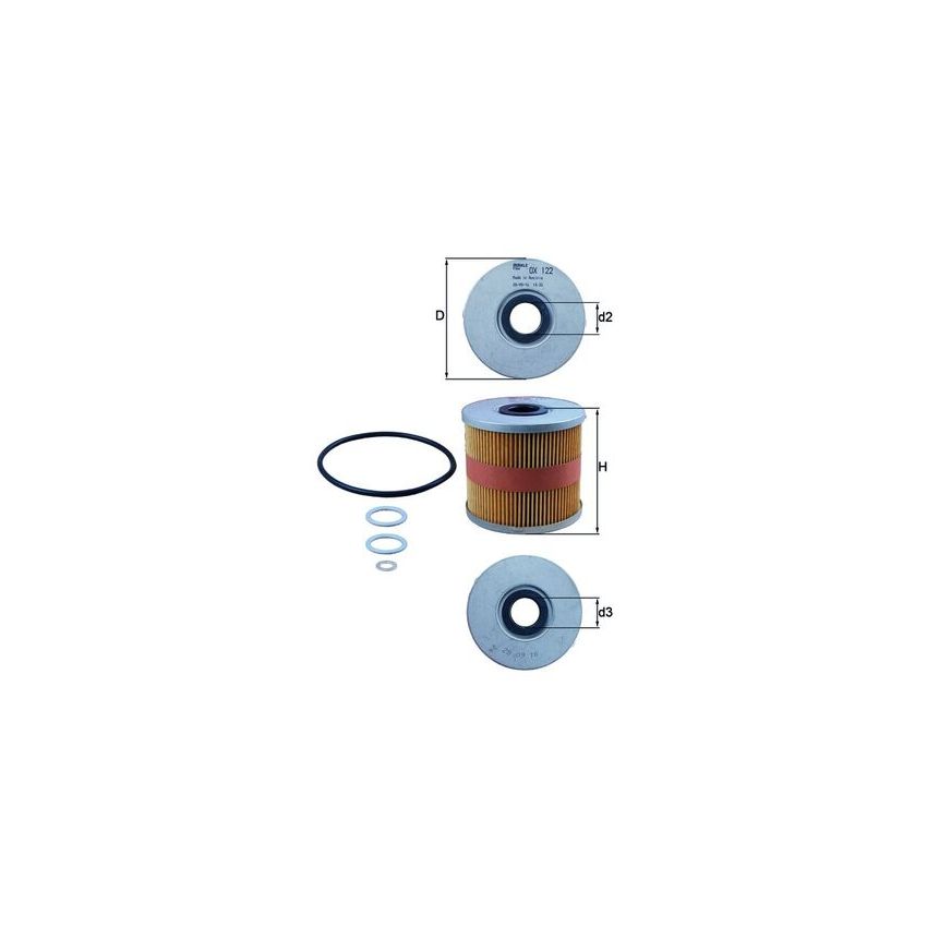 FILTR OLEJU KNEHT OX122D AUDI 3.7-4.2 94-99