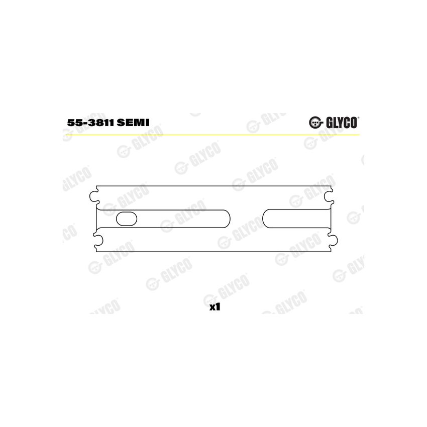 TULEJKA KORBOWODOWA GLYCO 553811 DEUTZ BF4M1013 90-