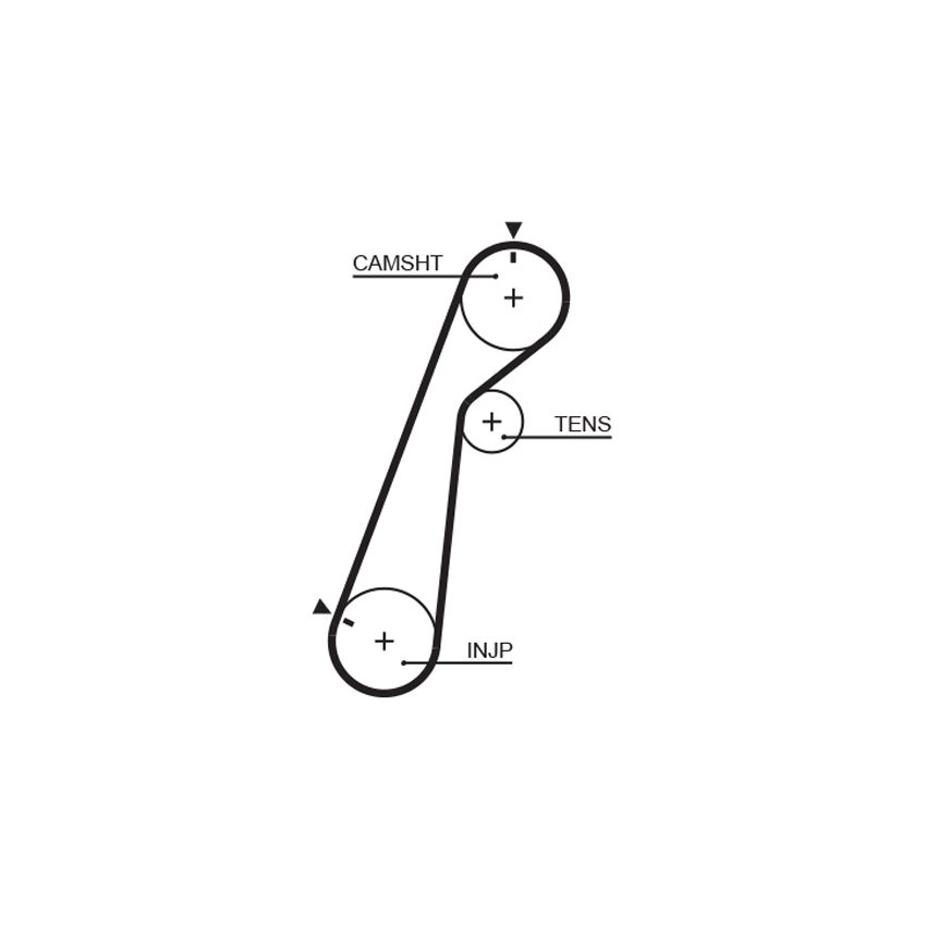 PASEK ROZRZĄDU GATES 5478XS MAZDA 2.5D 95-06