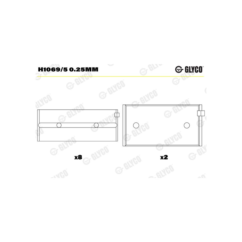 PANEWKI GŁÓWNE GLYCO H10695<AEM91735> 010 FIAT 1.0-1.3B+D  76-