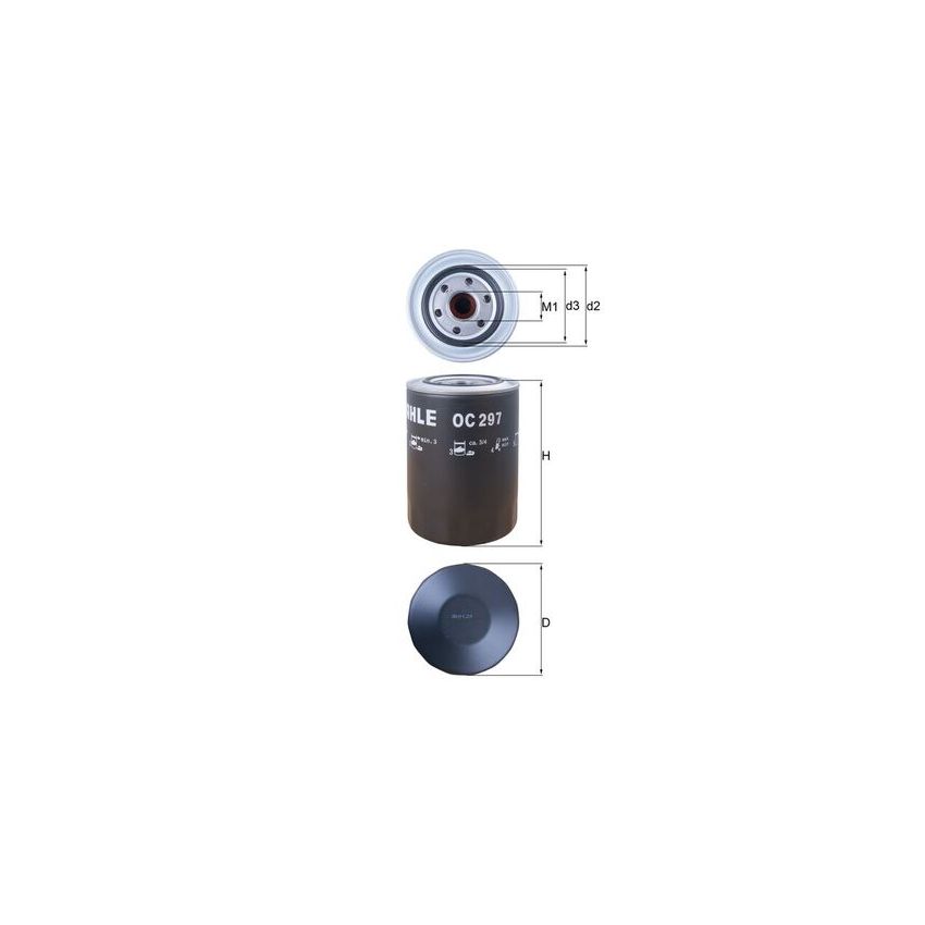 FILTR OLEJU KNEHT OC297 MITSUBISHI 2.8-3.2D 94-