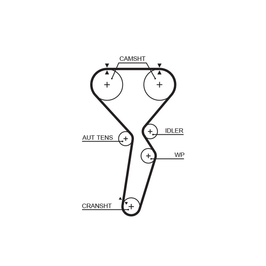 PASEK ROZRZĄDU GATES 5585XS MITSUBISHI 2.0GDI 99-05