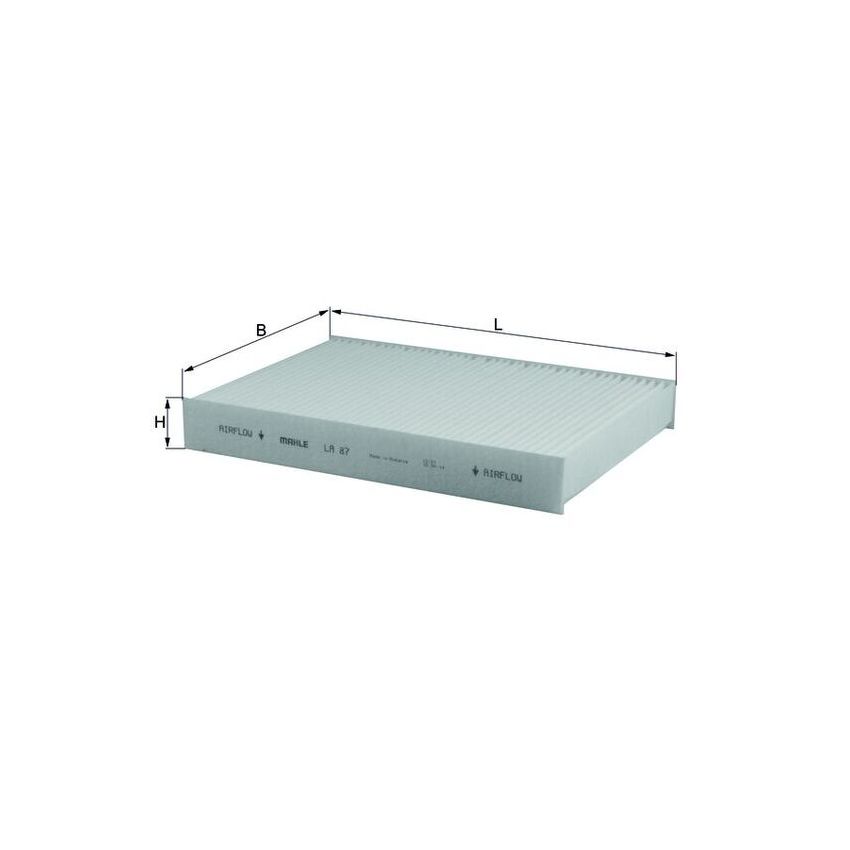 FILTR KABINOWY KNEHT LA87 RENAULT 1.1-3.0B+D 96-