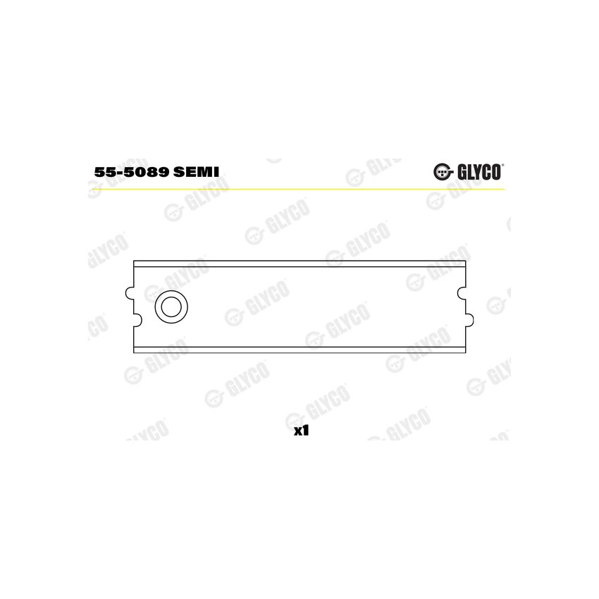 TULEJKA KORBOWODOWA GLYCO 555089 SEMI RENAULT 2.0-2.3DCI 06-