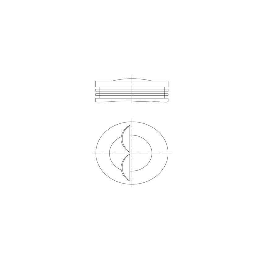 TŁOK MAHLE 0078002 0.60 FIAT 1.3 71-84