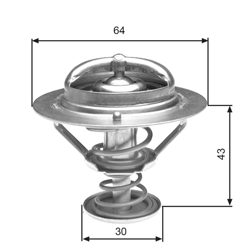 TERMOSTAT GATES TH27078G1 HONDA 2.0-3.7 90-