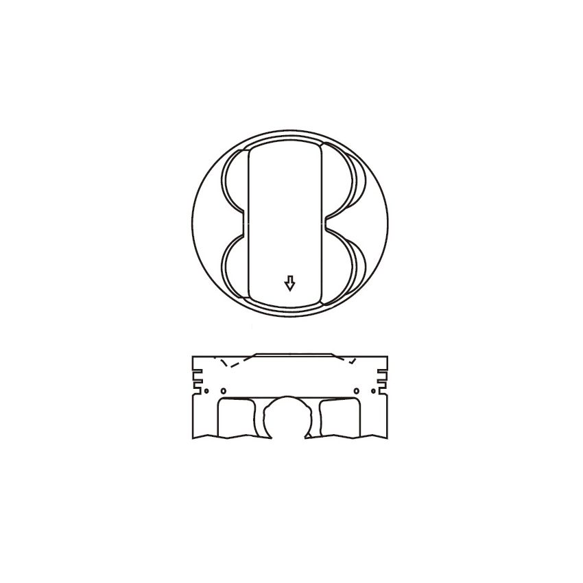TŁOK MV PARTS P9582 STD HONDA 2.2 H22A 94-