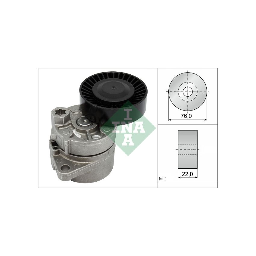 NAPINACZ PASKA INA 534001810 KIA 2.9CRDI 01-