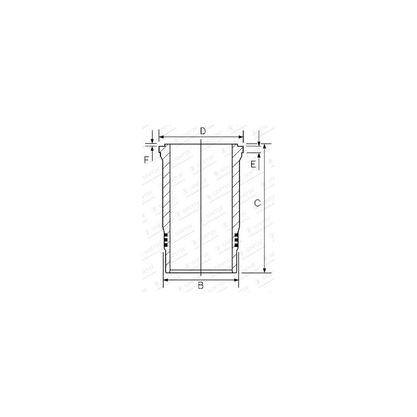 TULEJA CYLINDROWA GOETZE 1426007000 FIAT F2BE0681 98-