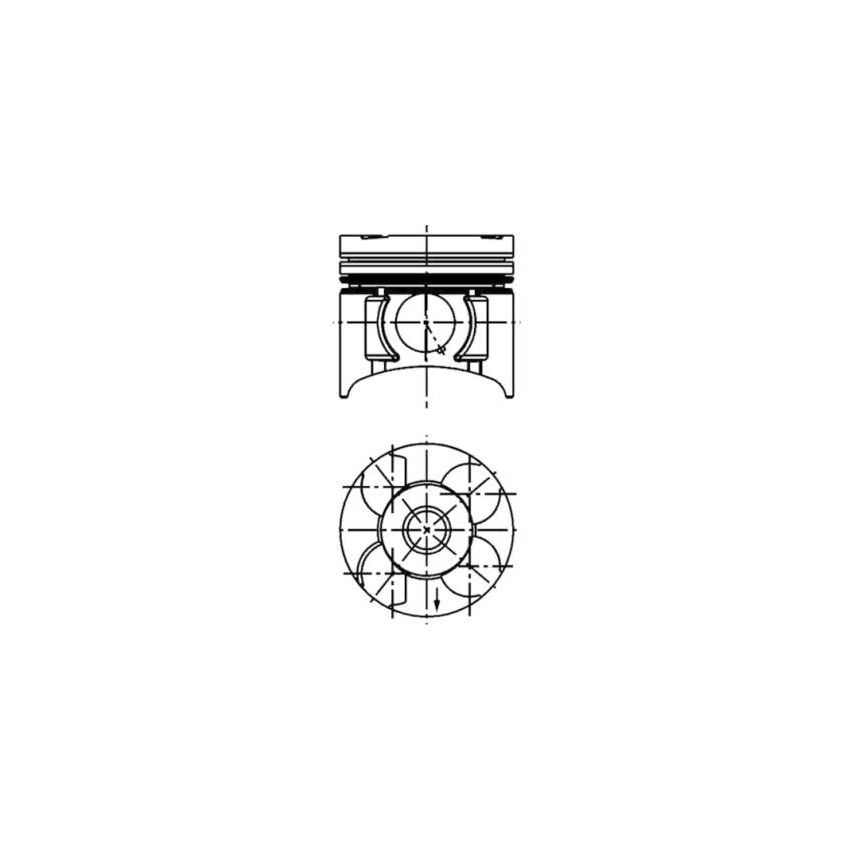 TŁOK KOLBENSCHMIDT 40392620 0.50 OPEL Z17DTH 16V 03-