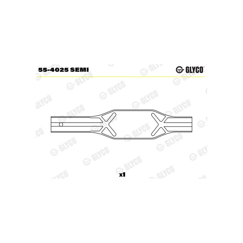 TULEJKA KORBOWODOWA GLYCO 554025 VOL 9.4D 01-