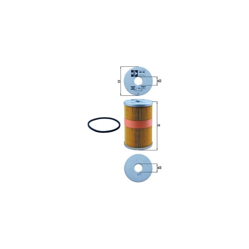 FILTR OLEJU KNEHT OX18D PERKINS 4.236