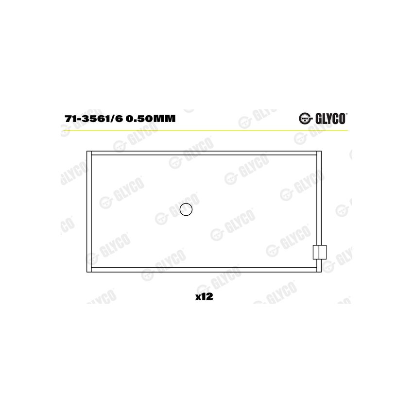 PANEWKI KORBOWODOWE GLYCO 7135616 0.50 MAN D2556 73- 