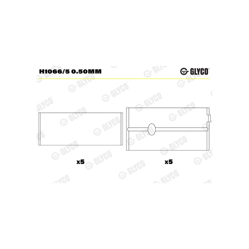 PANEWKI GŁÓWNE GLYCO H10665 0.50 PSA 1.6HDI 03- 