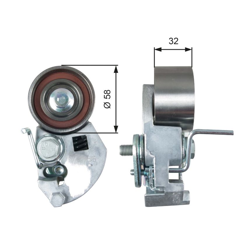 NAPINACZ PASKA GATES T43133 HYUNDAI 1.5-2.2CRDI 01-