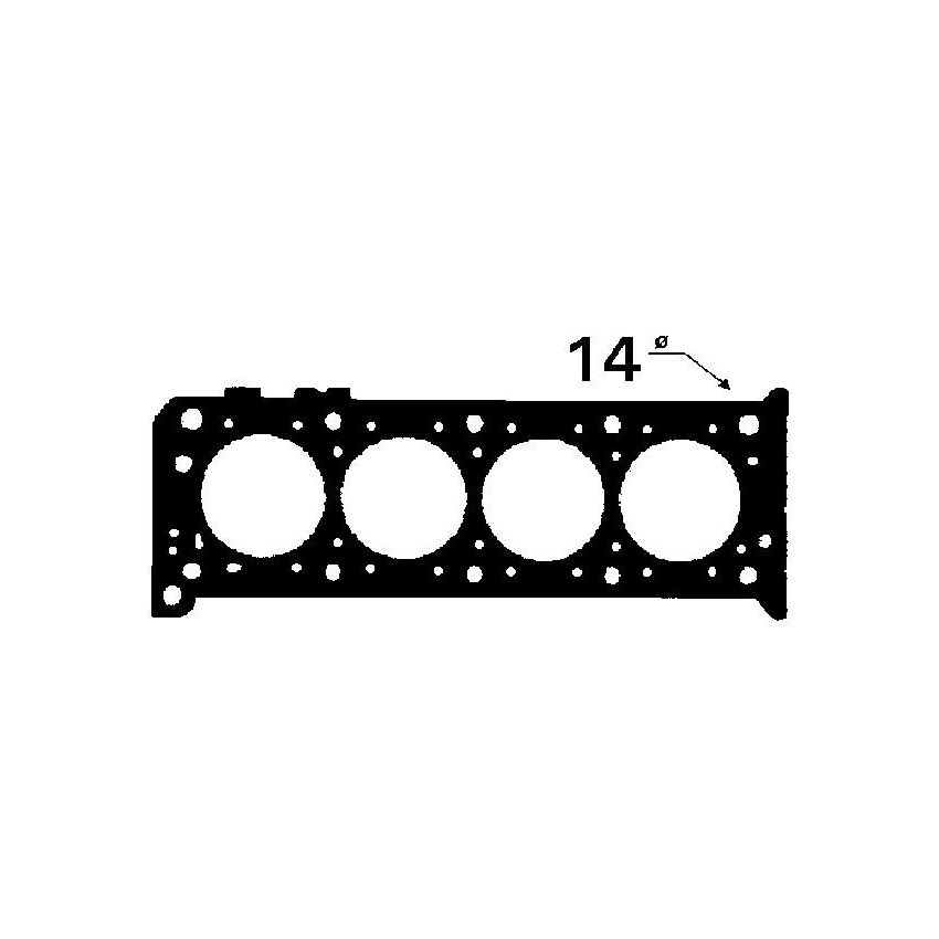 USZCZELKA GŁOWICY BGA CH4395 PSA -1.4 XW 1.2m 86-