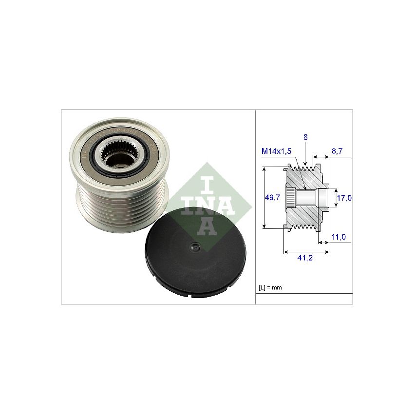 NAPINACZ PASKA INA 535014110 JEEP 3.1TD 99-