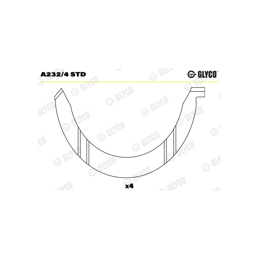 PANEWKI OPOROWE GLYCO A2324 STD SCANIA DC11 95-