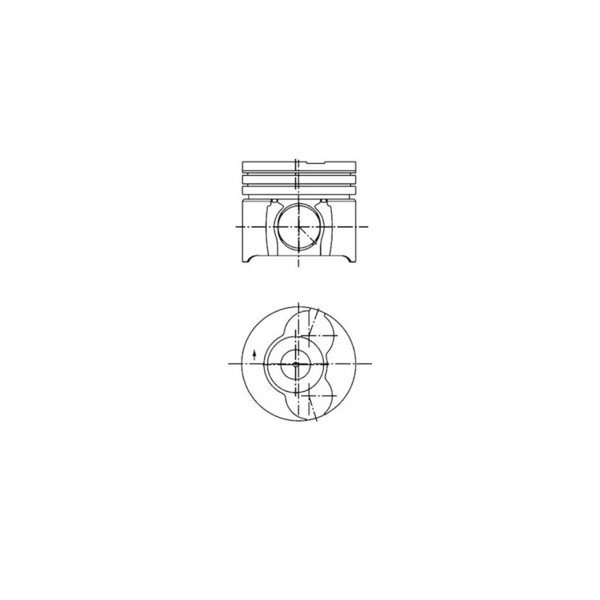 TŁOK KOLBENSCHMIDT 40293620 0.50 TOYOTA 1.4D 04-
