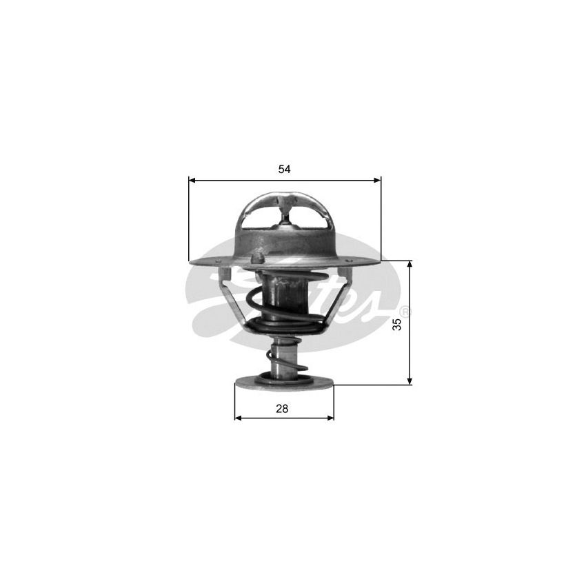 TERMOSTAT GATES TH04282G1 NISSAN 1.6-4.2 82-