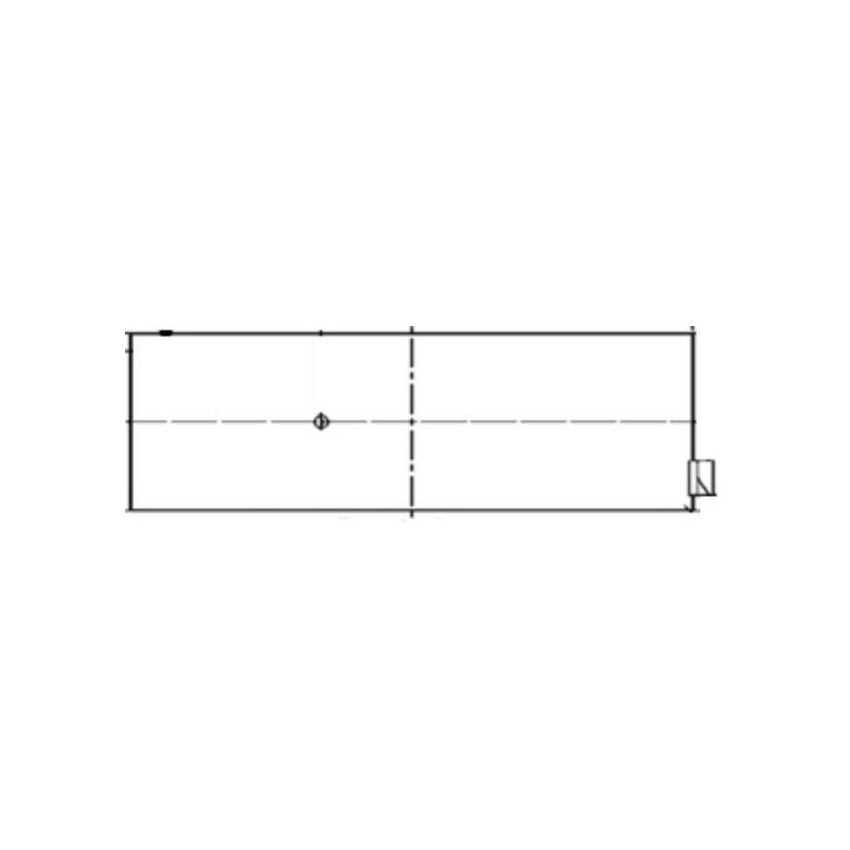 PANEWKI KORBOWODOWE MAHLE 001PL10266000 STD MERCEDES SPUTTER OM402 73- 