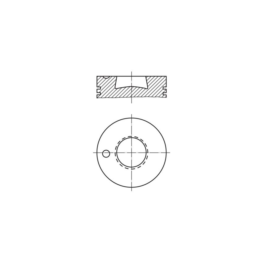 TŁOK MAHLE 0039100 STD MERCEDES OM441-OM44485-