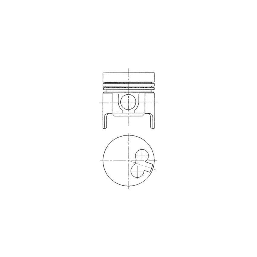 TŁOK KOLBENSCHMIDT 94756600 STD TOYOTA 2.4D 89-93