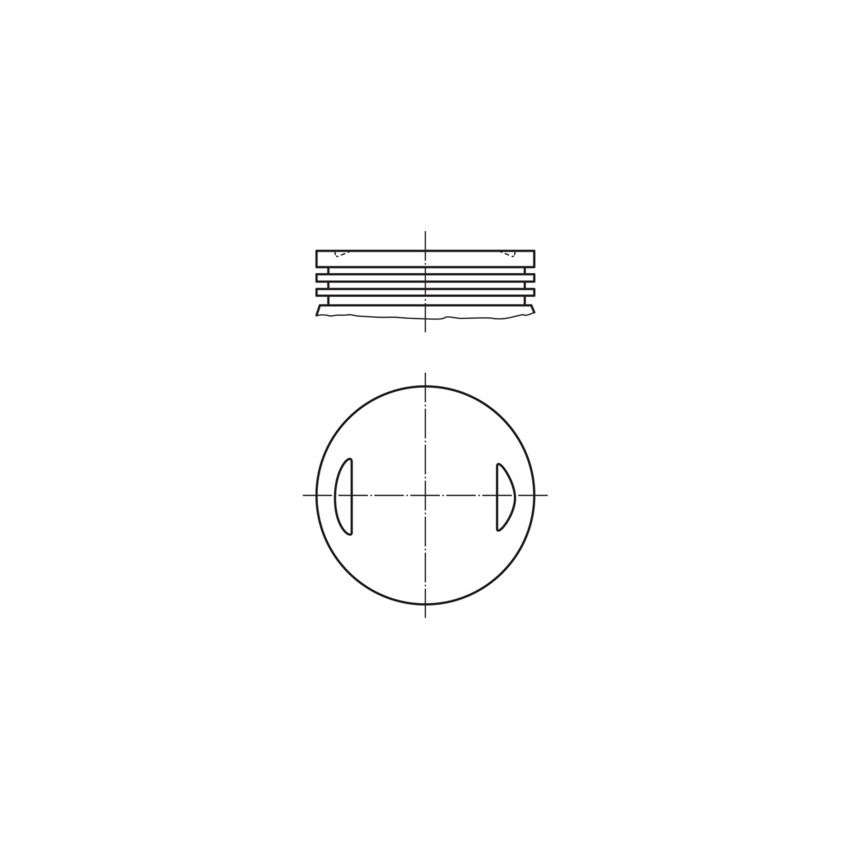 TŁOK MAHLE 0086602 0.40 FIAT 2.0 78-86