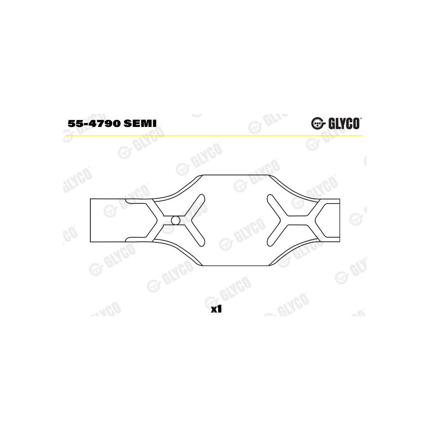 TULEJKA KORBOWODOWA GLYCO 554790 DAF MX265 06-