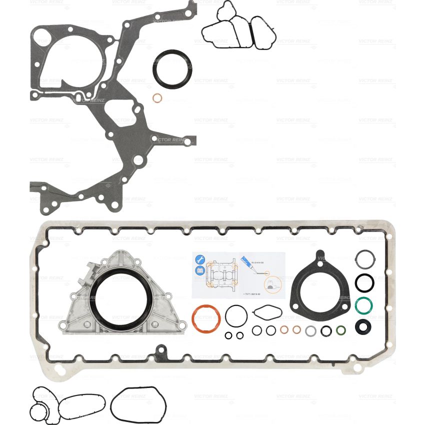 KOMPLET USZCZELEK BLOKU VICTOR REINZ 08-37406-02 BMW 3.0D 04-06