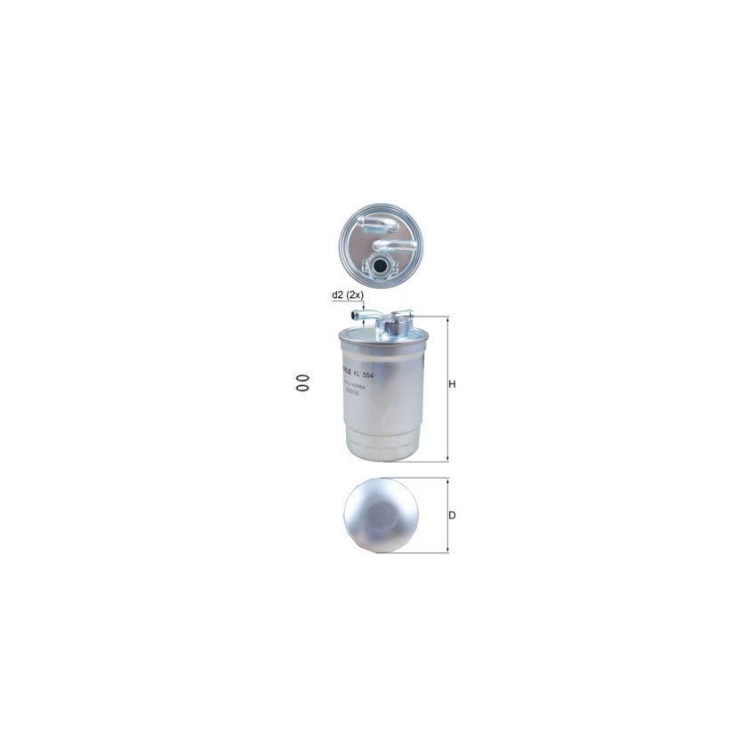 FILTR PALIWA KNEHT KL554D VW 2.0TDI 04-